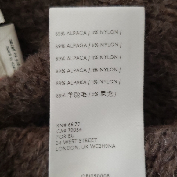 Anthropologie taupe alpaca blend duster - Picture 9 of 9